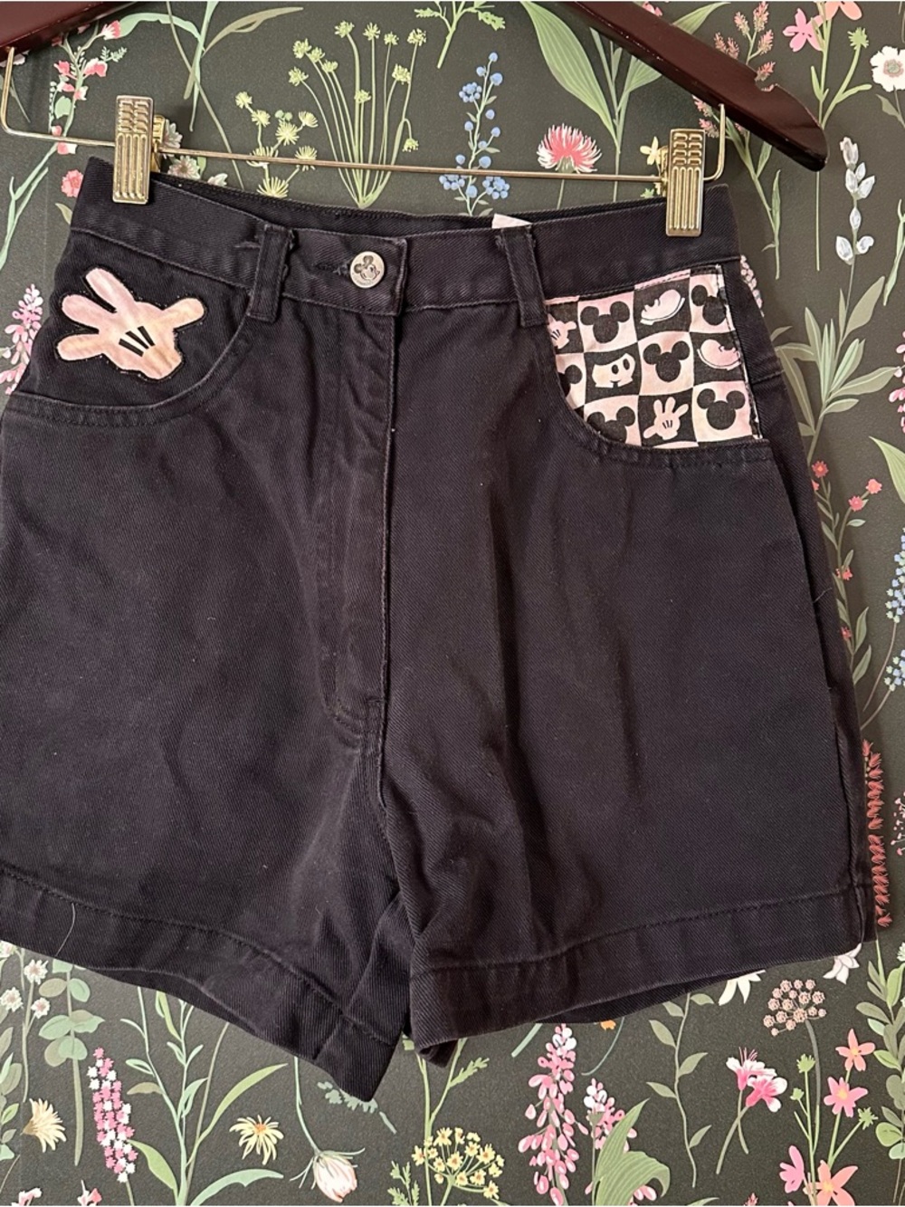 Vintage 90s Disney Mickey High-Waist Women’s Shorts